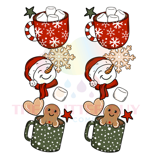 Printed Decal - Winter Mugs | Decals from The Glitter Guy