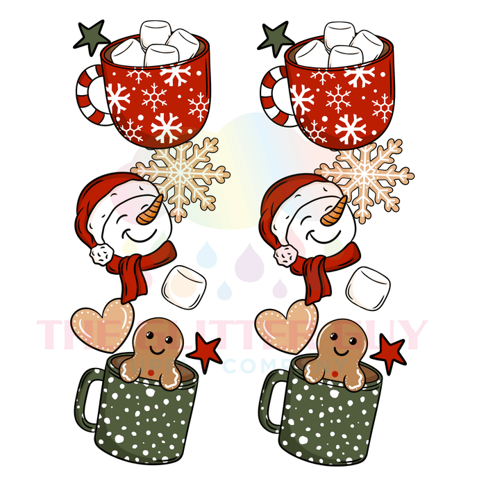 Printed Decal - Winter Mugs | Decals from The Glitter Guy