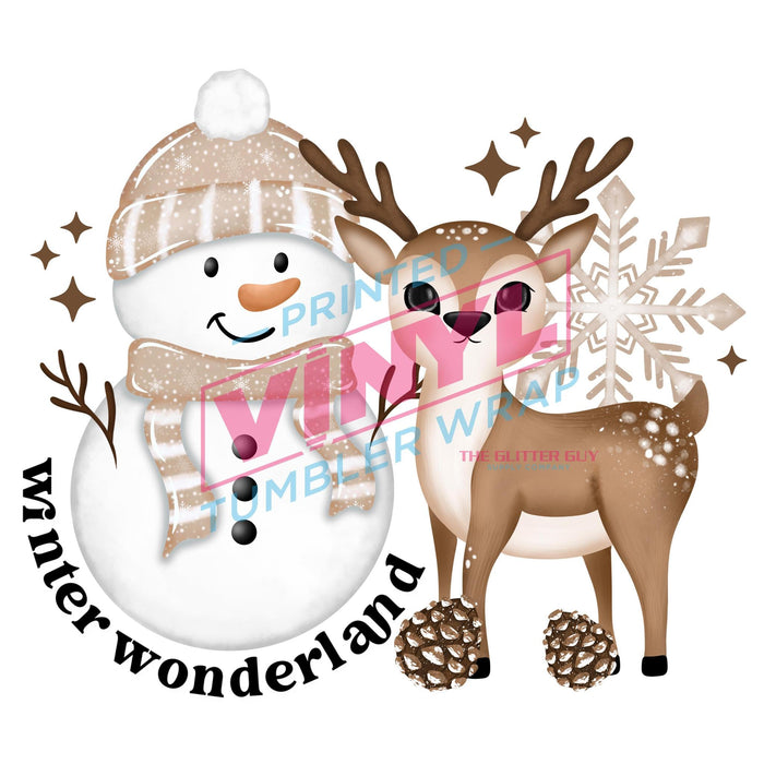 Printed Decal - Winter Wonderland | Decals from The Glitter Guy