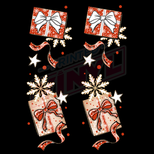 Printed Decal - Wrapping Paper Accent | Decals from The Glitter Guy