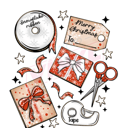 Printed Decal - Wrapping Paper | Decals from The Glitter Guy