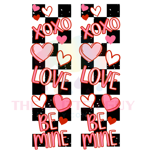 Printed Decal - XoXo Be Mine Accent | Decals from The Glitter Guy