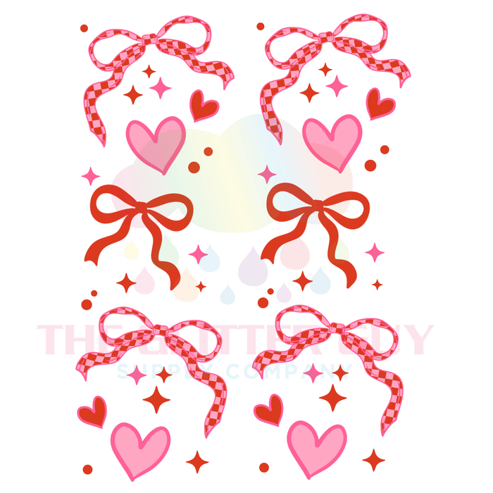 Printed Decal - XoXo Bow Accent | Decals from The Glitter Guy