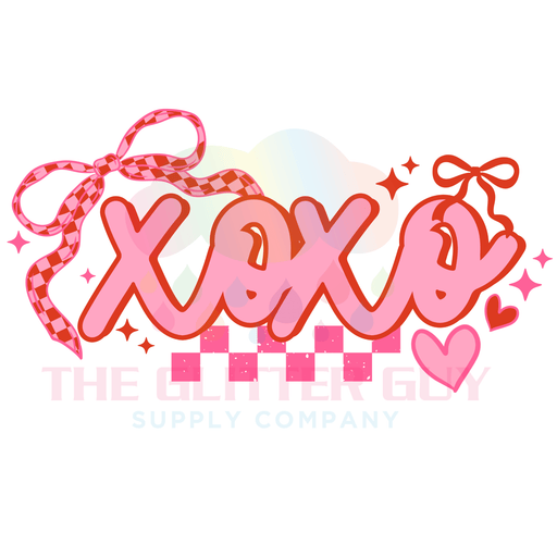 Printed Decal - XoXo Bow | Decals from The Glitter Guy