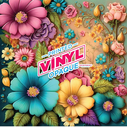Printed Vinyl - 3D Flower Wall | Printed Vinyl from The Glitter Guy