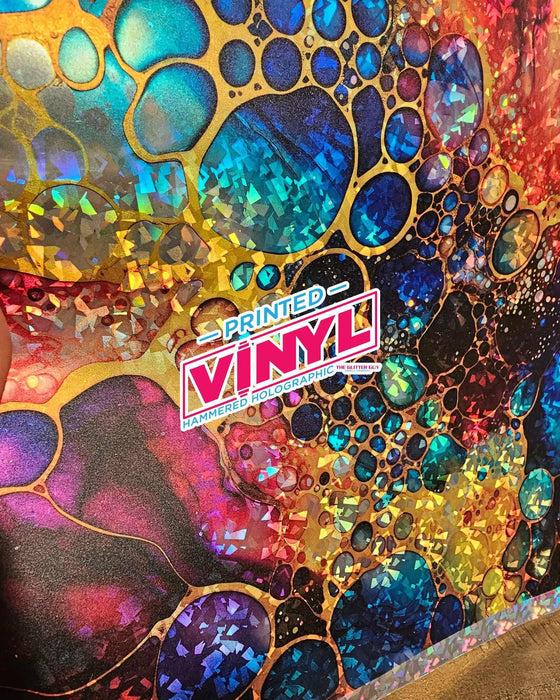 Printed Vinyl - Abstract Inks | Printed Vinyl from The Glitter Guy