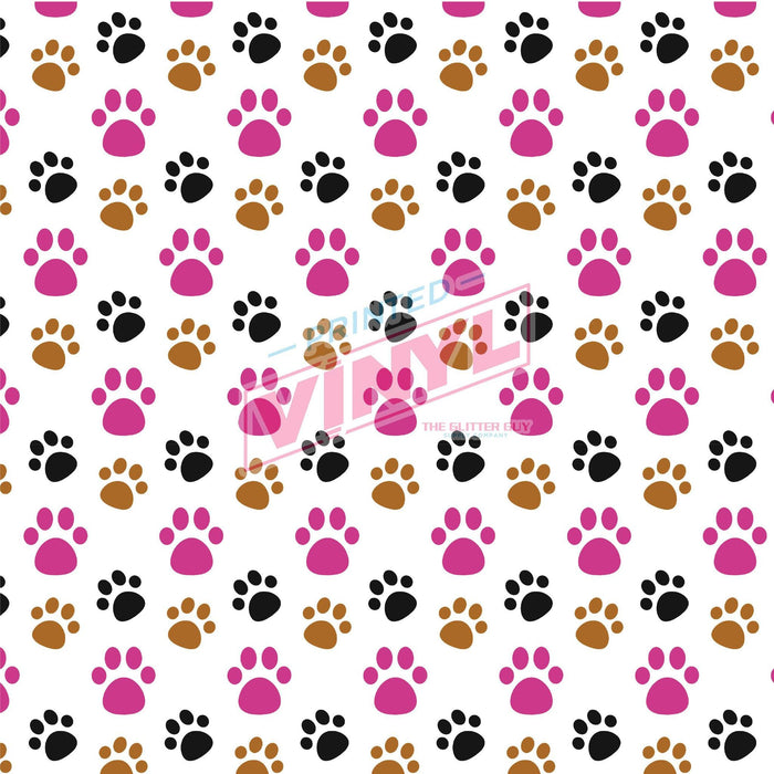 Printed Vinyl - All Paws | Printed Vinyl from The Glitter Guy