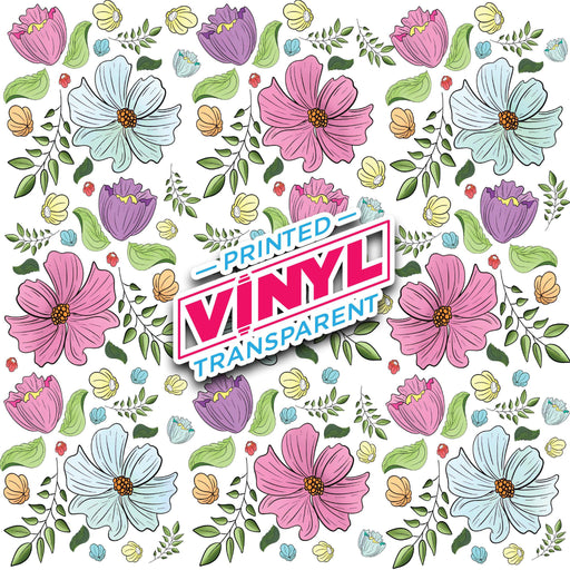 Printed Vinyl - All The Flowers | Printed Vinyl from The Glitter Guy