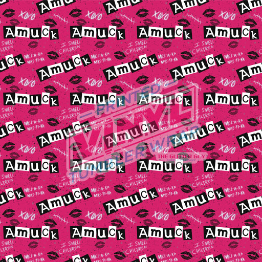 Printed Vinyl - Amuck Mini | Printed Vinyl from The Glitter Guy
