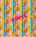Printed Vinyl - Back Off Stripes | Printed Vinyl from The Glitter Guy