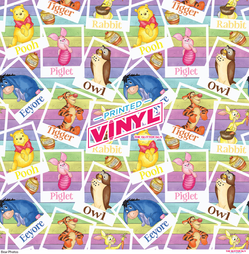 Printed Vinyl - Bear Photos | Printed Vinyl from The Glitter Guy