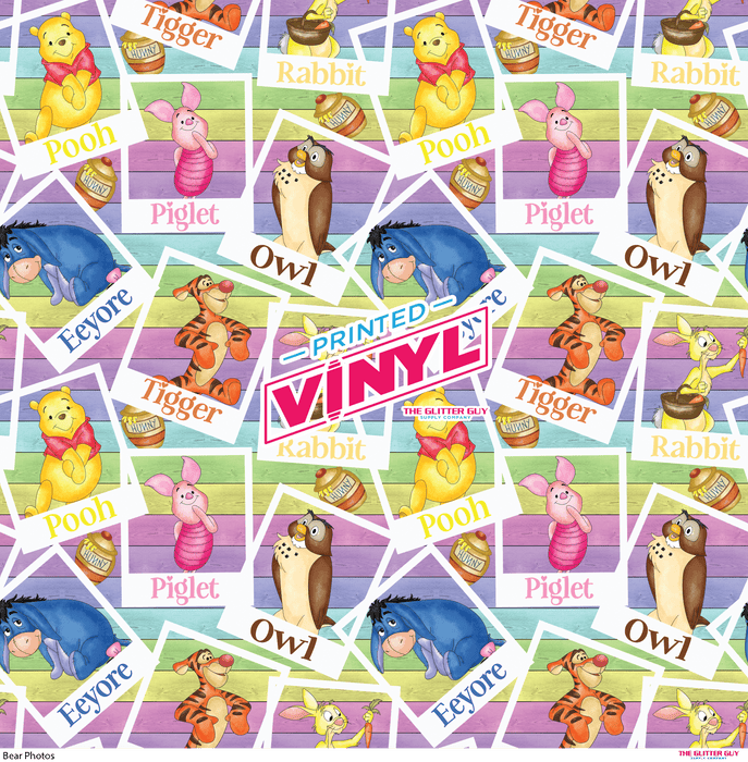 Printed Vinyl - Bear Photos | Printed Vinyl from The Glitter Guy