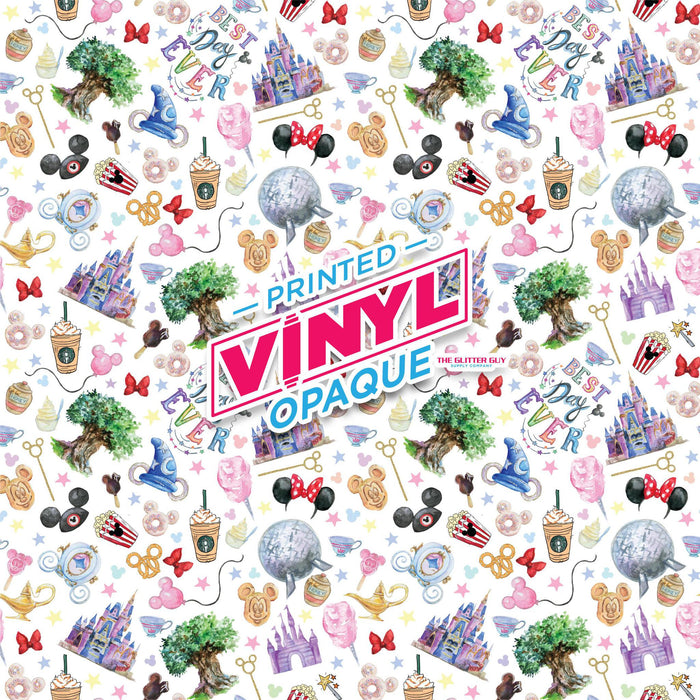 Printed Vinyl - Best Day Ever | Printed Vinyl from The Glitter Guy