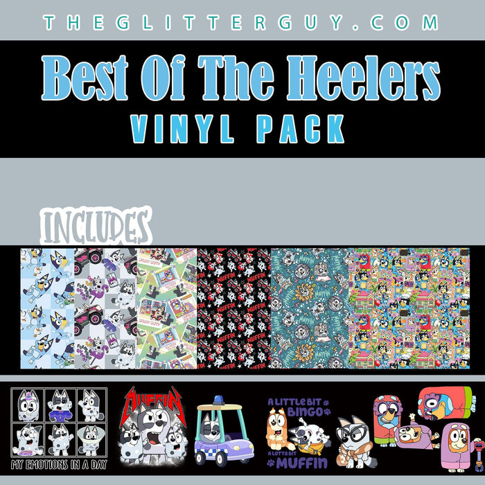 Printed Vinyl - Best Of The Heelers | Printed Vinyl from The Glitter Guy