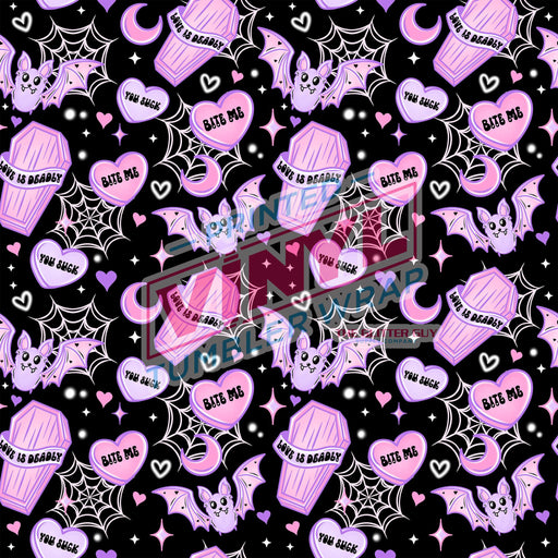 Printed Vinyl - Bite Me Bats | Printed Vinyl from The Glitter Guy