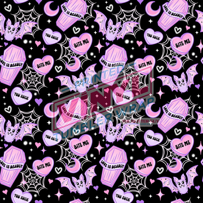 Printed Vinyl - Bite Me Bats | Printed Vinyl from The Glitter Guy