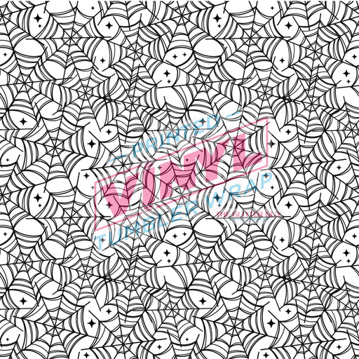 Printed Vinyl - Black On White Web | Printed Vinyl from The Glitter Guy