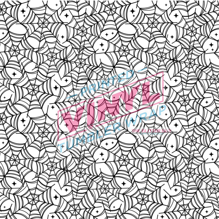 Printed Vinyl - Black On White Web | Printed Vinyl from The Glitter Guy