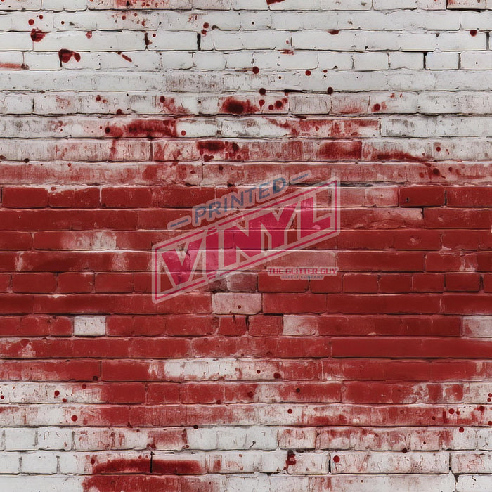 Printed Vinyl - Bloody Bricks | Printed Vinyl from The Glitter Guy