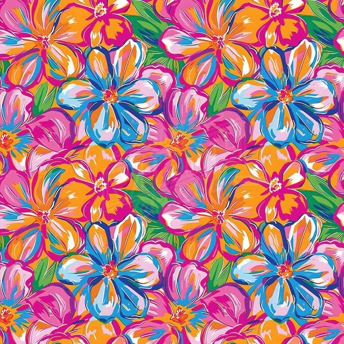 Printed Vinyl - Bloom Wildly | Printed Vinyl from The Glitter Guy