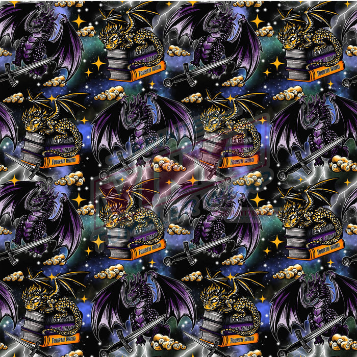 Printed Vinyl - Book Dragons Two | Printed Vinyl from The Glitter Guy