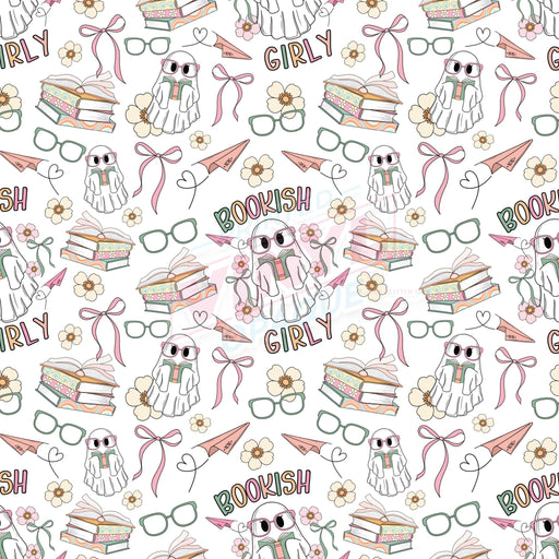 Printed Vinyl - Bookish Girly Ghost | Printed Vinyl from The Glitter Guy