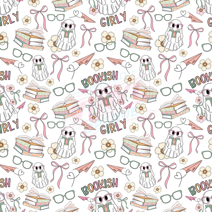 Printed Vinyl - Bookish Girly Ghost | Printed Vinyl from The Glitter Guy