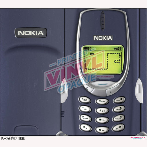 Printed Vinyl - Brick Phone Tumbler Cut | Printed Vinyl from The Glitter Guy