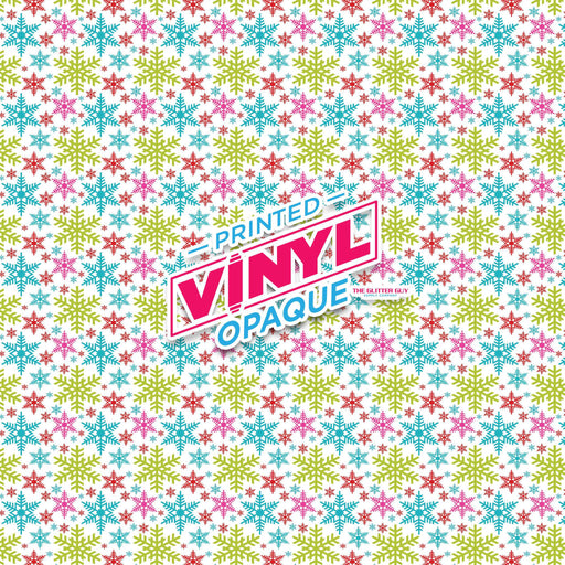 Printed Vinyl - Bright Flakes | from The Glitter Guy