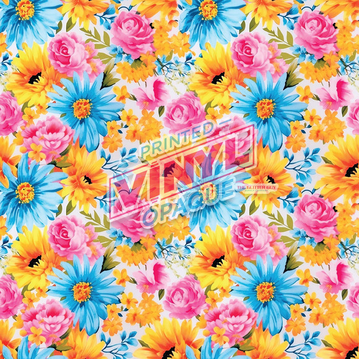 Printed Vinyl - Brightest Bloom | Printed Vinyl from The Glitter Guy