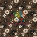 Printed Vinyl - Brown Floral | Printed Vinyl from The Glitter Guy