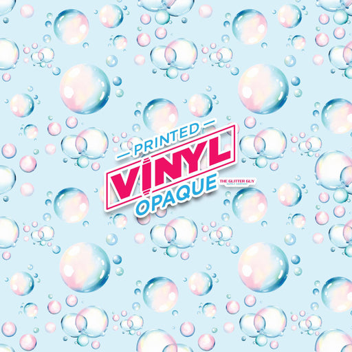 Printed Vinyl - Bubbles | Printed Vinyl from The Glitter Guy