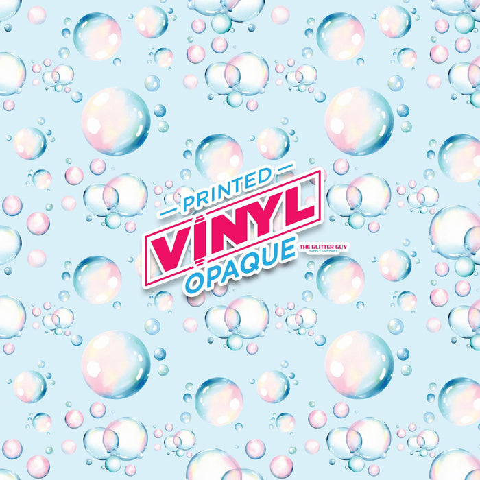 Printed Vinyl - Bubbles | Printed Vinyl from The Glitter Guy