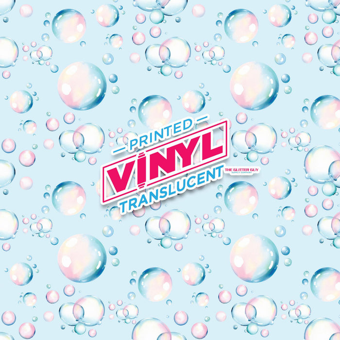 Printed Vinyl - Bubbles | Printed Vinyl from The Glitter Guy