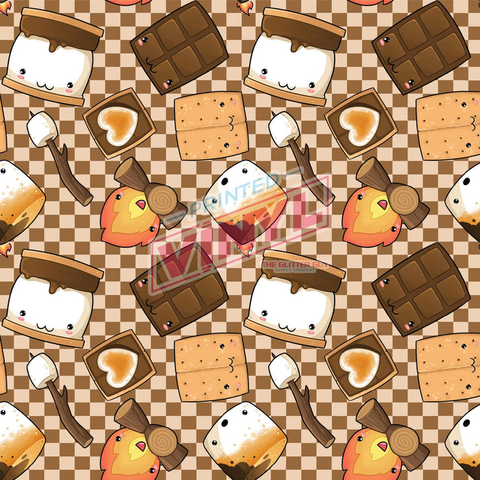 Printed Vinyl - Camp Fire Snacks | Printed Vinyl from The Glitter Guy