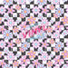 Printed Vinyl - Checkered Florals | Printed Vinyl from The Glitter Guy