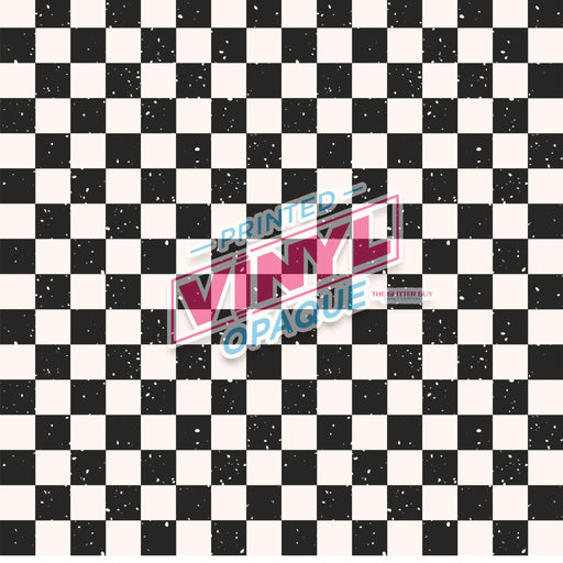 Printed Vinyl - Checkered | from The Glitter Guy