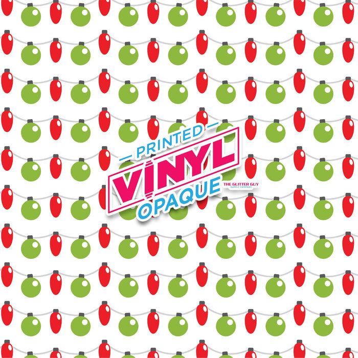 Printed Vinyl - Christmas Bulbs | from The Glitter Guy