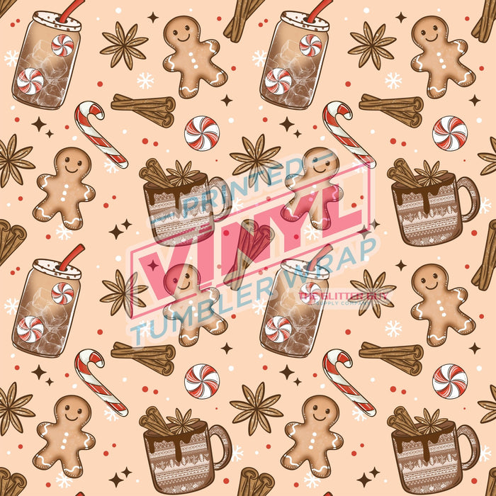 Printed Vinyl - Christmas Coffee | Printed Vinyl from The Glitter Guy