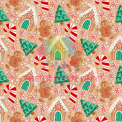 Printed Vinyl - Christmas Cookies | Printed Vinyl from The Glitter Guy