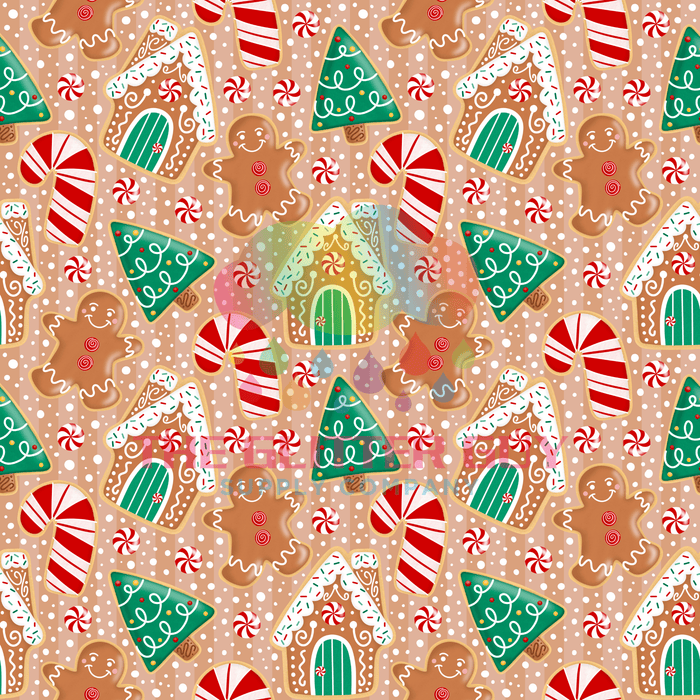 Printed Vinyl - Christmas Cookies | Printed Vinyl from The Glitter Guy