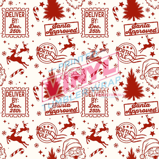 Printed Vinyl - Christmas Delivery | Printed Vinyl from The Glitter Guy