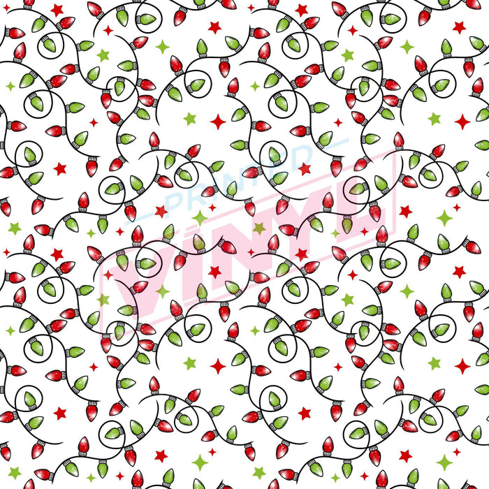 Printed Vinyl - Christmas Lights | Printed Vinyl from The Glitter Guy