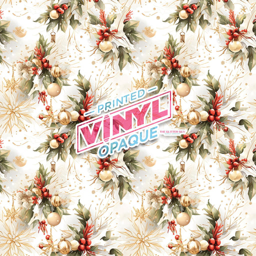 Printed Vinyl - Christmas Wrapping | Printed Vinyl from The Glitter Guy