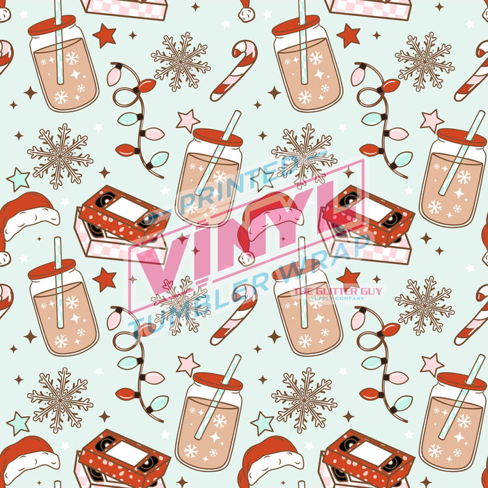 Printed Vinyl - Coffee & Christmas Movies | Printed Vinyl from The Glitter Guy