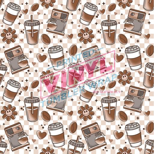 Printed Vinyl - Coffee Shop | Printed Vinyl from The Glitter Guy