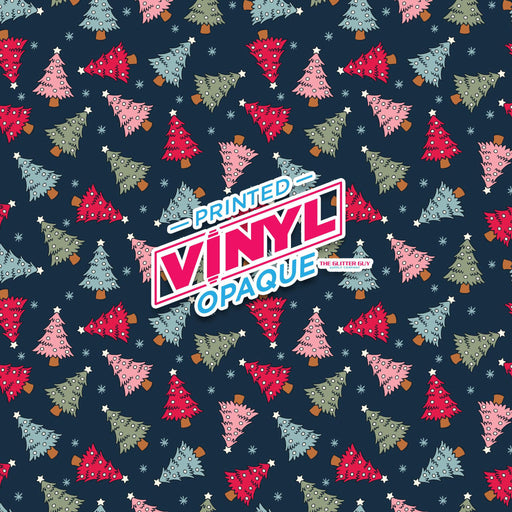 Printed Vinyl - Colorful Trees | Printed Vinyl from The Glitter Guy