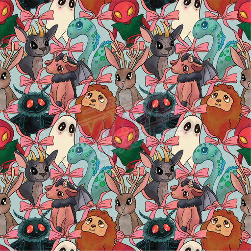 Printed Vinyl - Cute Cryptids | Printed Vinyl from The Glitter Guy