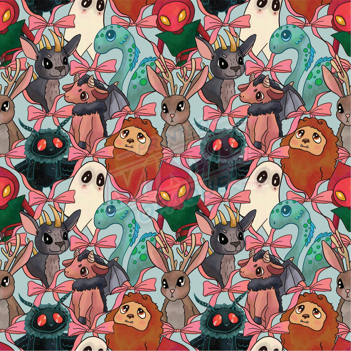 Printed Vinyl - Cute Cryptids | Printed Vinyl from The Glitter Guy