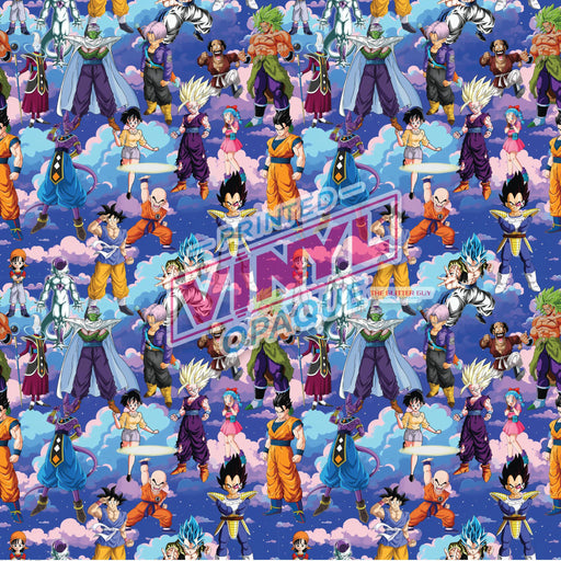 Printed Vinyl - DBZ | Printed Vinyl from The Glitter Guy